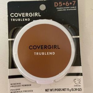 NWT! Covergirl Trublend D1-2-3-4 Translucent Sable pressed powder